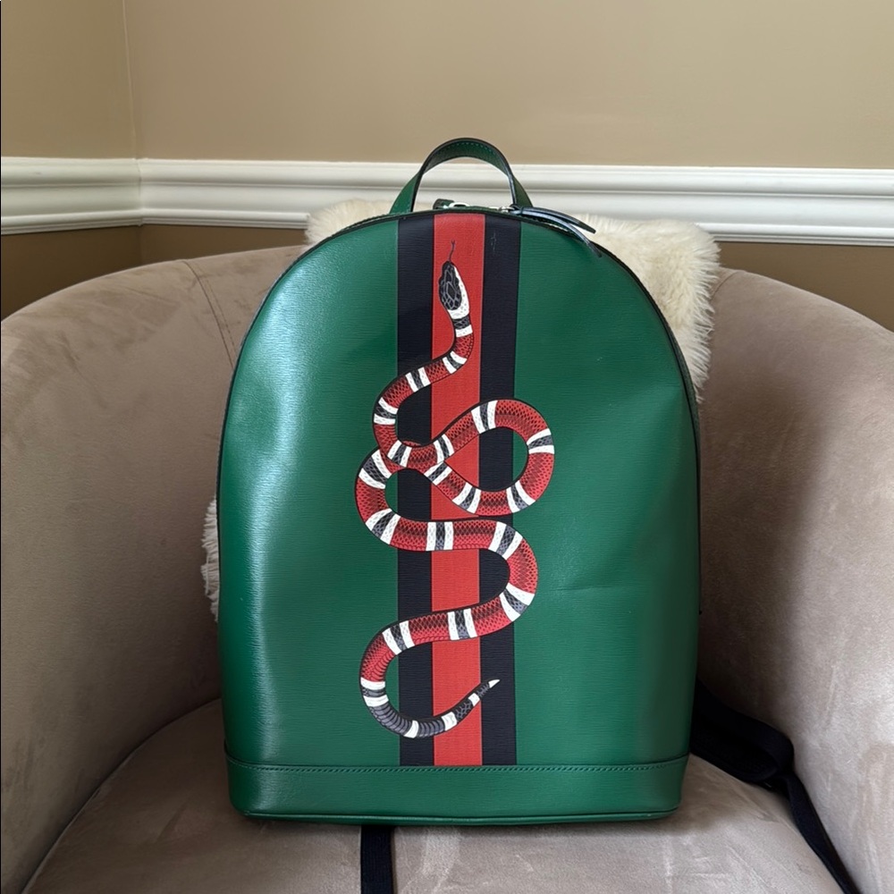 Gucci Backpack with Snake Design